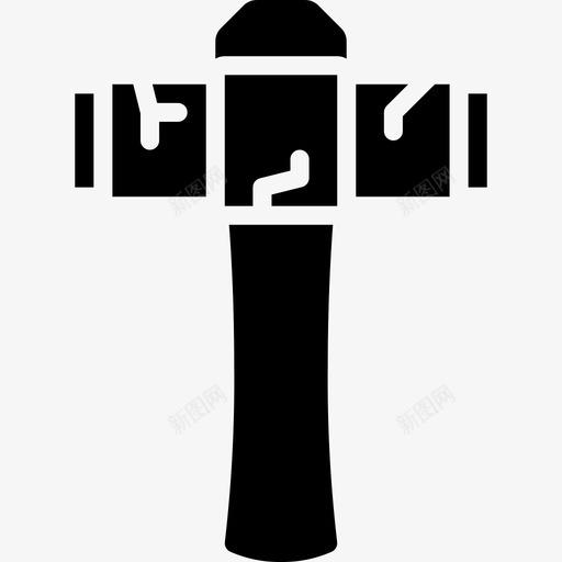 锤子游戏元素6填充图标svg_新图网 https://ixintu.com 填充 游戏元素6 锤子