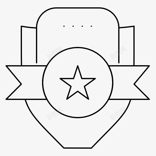 徽章俱乐部会徽图标svg_新图网 https://ixintu.com 中庭 会徽 俱乐部 徽章 细线 运动 运动中 运动训练