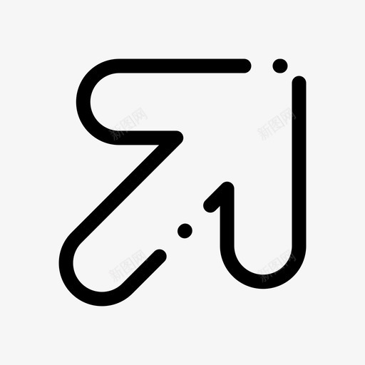 右上箭头基本ui元素虚线图标svg_新图网 https://ixintu.com 右上箭头基本ui元素虚线