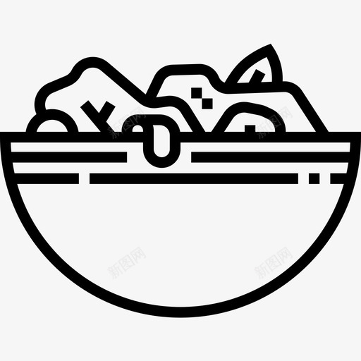 沙拉烧烤20直系图标svg_新图网 https://ixintu.com 沙拉 烧烤 直系