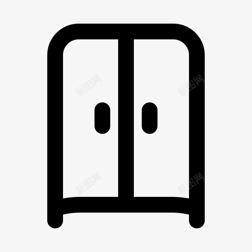 衣柜家具家用电器图标svg_新图网 https://ixintu.com v2 家具 家用电器 系列 衣柜