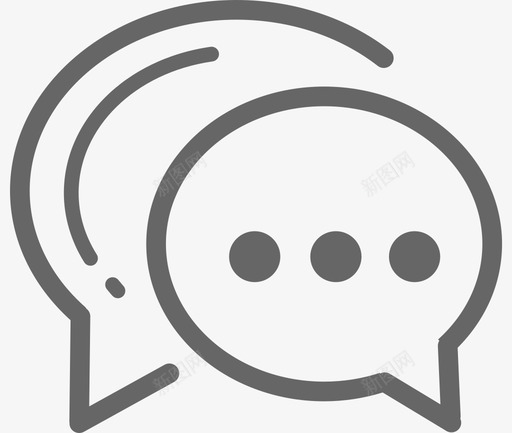 信息-未点击状svg_新图网 https://ixintu.com 信息-未点击状