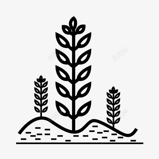 植物绿色叶子图标svg_新图网 https://ixintu.com 叶子 植物 绿色
