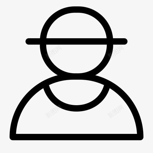 男性性格用户图标svg_新图网 https://ixintu.com 性格 暑假系列 用户 男性