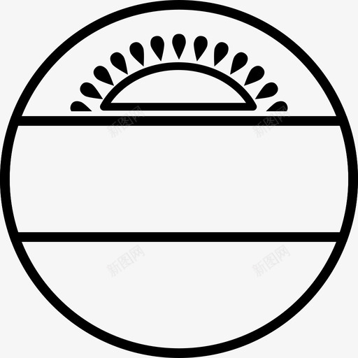 马拉维国旗mwi国家图标svg_新图网 https://ixintu.com mwi 世界 国家 国旗 圆圈 简化 马拉维