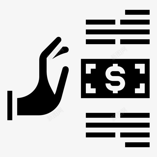 拒绝金钱腐败元素雕文图标svg_新图网 https://ixintu.com 元素 拒绝 腐败 金钱 雕文