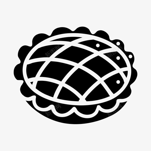 苹果派面包店甜点图标svg_新图网 https://ixintu.com 甜点 苹果派 铭文 面包店 食品 食物 饮料