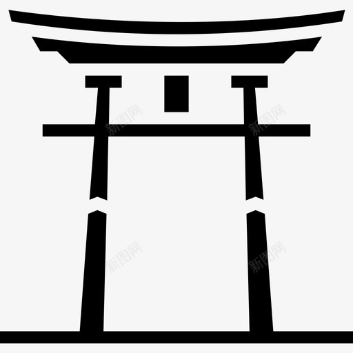 其岛神社亚洲国家地标性建筑2座坚固图标svg_新图网 https://ixintu.com 2座 亚洲国家 其岛 地标 坚固 建筑 神社