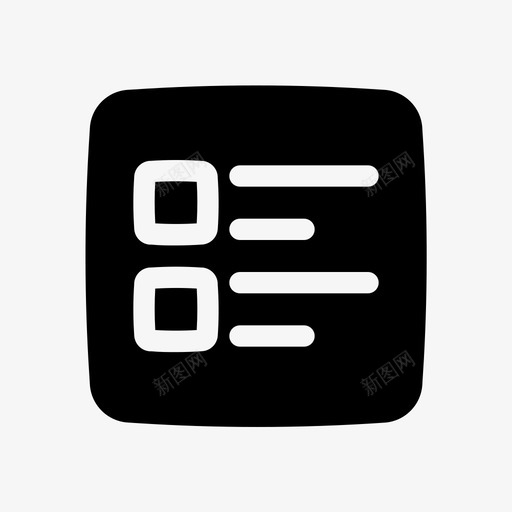 菜单应用程序选项图标svg_新图网 https://ixintu.com 应用程序 流行图标glyphsolid 用户界面 菜单 设置 选项