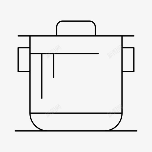 炊具厨房米饭图标svg_新图网 https://ixintu.com 厨房 炊具 米饭 网络界面2月系列v5