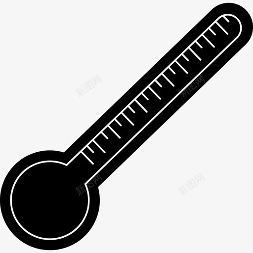 温度计气候热图标svg_新图网 https://ixintu.com 气候 温度 温度计 科学