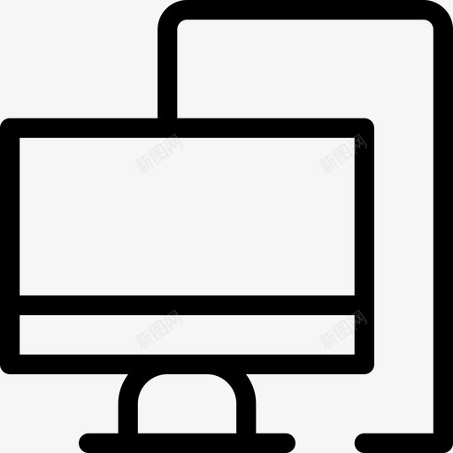 计算机pc组件6线性图标svg_新图网 https://ixintu.com pc组件6 线性 计算机
