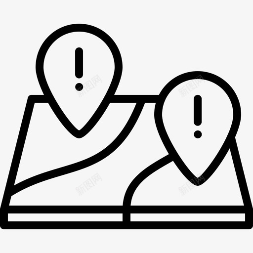 犯罪地图地点密码图标svg_新图网 https://ixintu.com 地点 密码 犯罪地图 警察