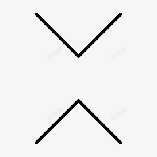 关闭方向向下图标svg_新图网 https://ixintu.com 关闭 向上 向下 基本图标所有尺寸 折叠 方向