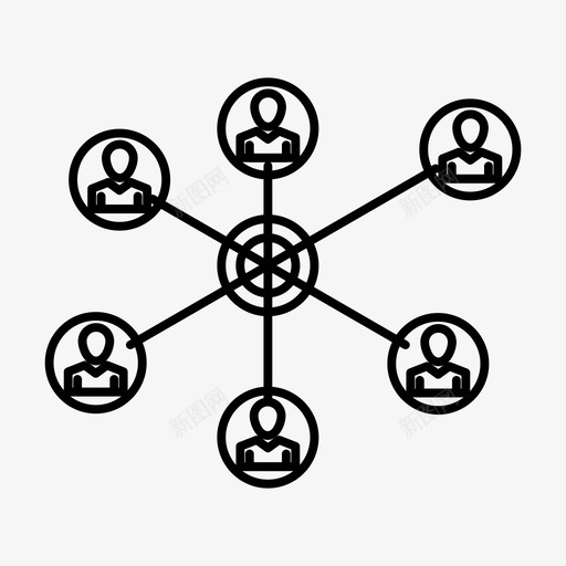 无线局域网群组互联网图标svg_新图网 https://ixintu.com collection feb v4 互联网 局域网 无线 无线局 界面 社交 网络 群组