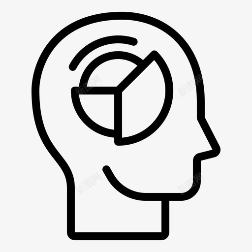 分析员大脑头脑图标svg_新图网 https://ixintu.com 分析员 大脑 头脑 思想者 思维 思维方式