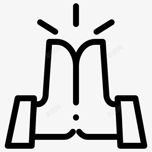 最好鼓掌五图标svg_新图网 https://ixintu.com 个性 大胆 安详 拖车 最好 朋友 生活 祈祷 虚线 鼓掌