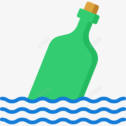 瓶子里的信息海盗35平装图标svg_新图网 https://ixintu.com 平装 海盗35 瓶子里的信息