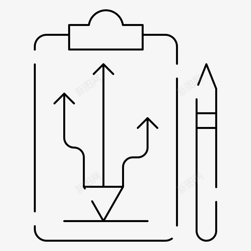 头部剪贴板计划图标svg_新图网 https://ixintu.com 剪贴板 动机 商业 头部 思考 战术 战略 技能 生产力 虚线 计划