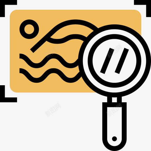 绘画平面61黄色阴影图标svg_新图网 https://ixintu.com 平面设计61 绘画 黄色阴影