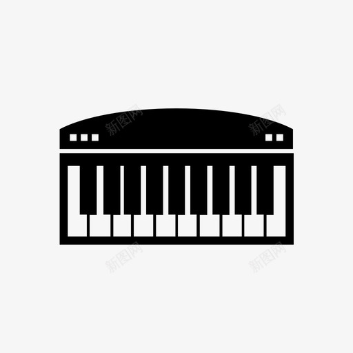 音乐古典音乐钢琴图标svg_新图网 https://ixintu.com 古典音乐 钢琴 音乐 音乐设备