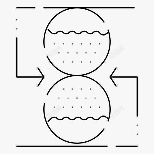 专注力控制力有效性图标svg_新图网 https://ixintu.com 专注力 控制力 有效性 沙钟 生产力和商业动机技能 等待
