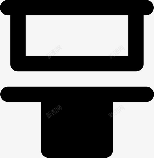 垂直分布顶部对齐顶部分布图标svg_新图网 https://ixintu.com ui 分布 垂直 对齐 编辑 设计 顶部
