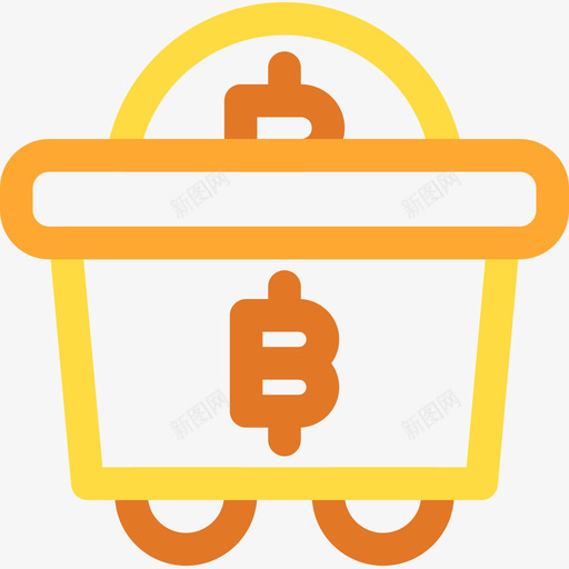 采矿比特币83线性颜色图标svg_新图网 https://ixintu.com 比特 线性 采矿 颜色