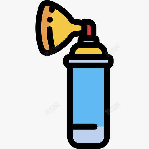 氧气急救服务20线性颜色图标svg_新图网 https://ixintu.com 急救服务20 氧气 线性颜色