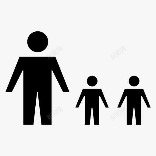 父亲孩子丈夫图标svg_新图网 https://ixintu.com 丈夫 孩子 家庭铭文 父亲