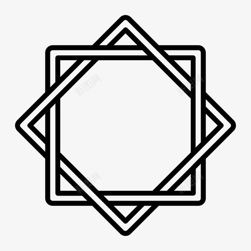 伊斯兰之星文化图案图标svg_新图网 https://ixintu.com 之星 伊斯兰 图案 开斋节 文化 斋月 符号
