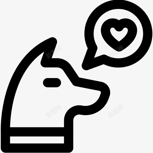 狗友谊14直系图标svg_新图网 https://ixintu.com 友谊 直系