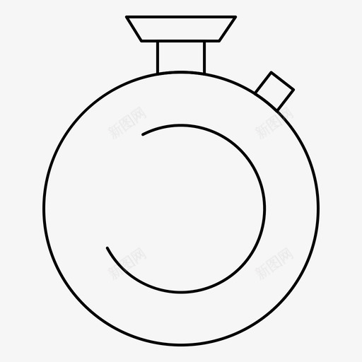 camposs时钟秒表图标svg_新图网 https://ixintu.com camposs 基本用户界面元素 时钟 秒表 计时器