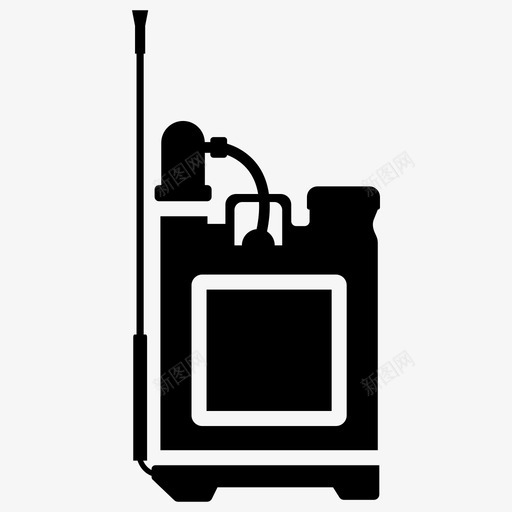 喷雾机园艺喷雾园艺工具图标svg_新图网 https://ixintu.com 农业 制革 喷枪 喷雾 喷雾机 园艺 固体 图标 工具 有机