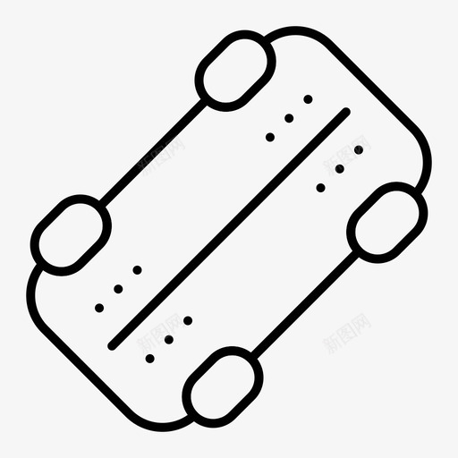 滑板运动运动设施和运动训练常规线路图标svg_新图网 https://ixintu.com 常规 滑板 线路 设施 运动 运动训练
