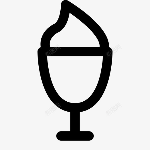 奶昔糖果甜点图标svg_新图网 https://ixintu.com 冰淇淋 奶昔 甜品 甜点 糖果 食物