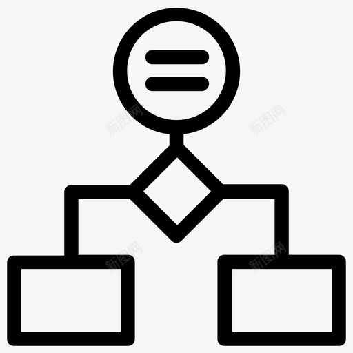 用户流用户界面工作流图标svg_新图网 https://ixintu.com ab试车线图标 工作流 旅程图 流程方案 用户流 用户界面