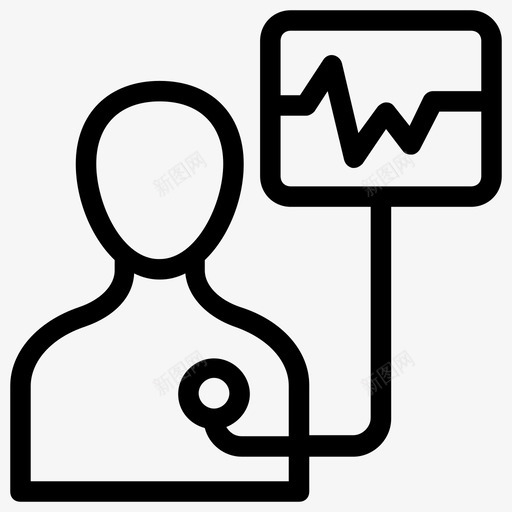 心电图心脏病学心跳图标svg_新图网 https://ixintu.com 发作 图标 心电图 心脏 心脏病 心跳 疾病 病学 糖尿病 线图