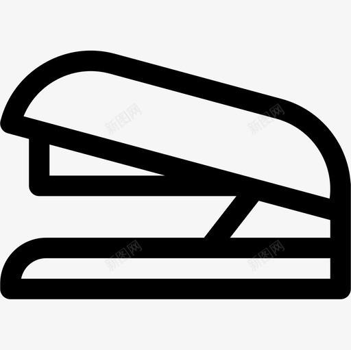 订书机123号办公室直线型图标svg_新图网 https://ixintu.com 123号 办公室 直线 线型 订书机