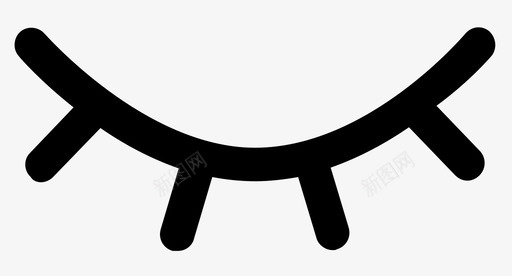 首页_眼睛_闭-01svg_新图网 https://ixintu.com 首页_眼睛_闭-01