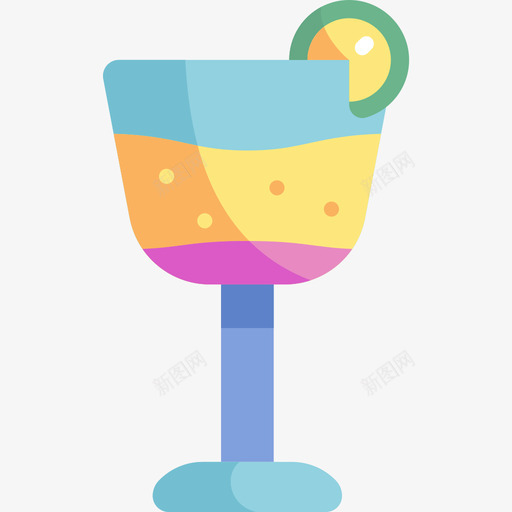 鸡尾酒新年24平淡图标svg_新图网 https://ixintu.com 平淡 新年24 鸡尾酒