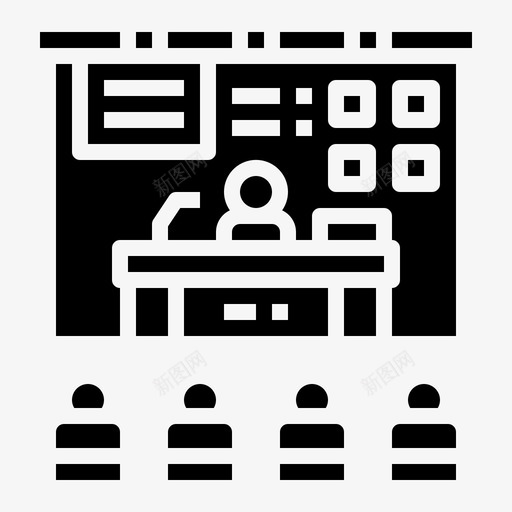 课堂讲师学生图标svg_新图网 https://ixintu.com 学习 学生 扎实 教育 讲师 课堂