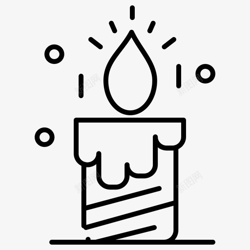蜡烛灯光爱情图标svg_新图网 https://ixintu.com 2月 v4 婚礼 收集 灯光 爱情 界面 网络 蜡烛