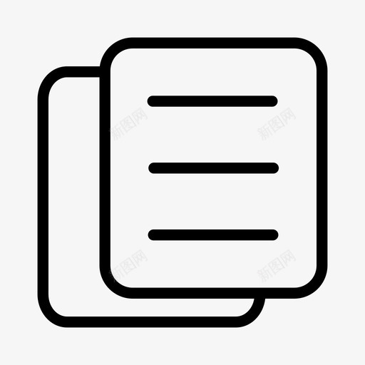 注释文档列表图标svg_新图网 https://ixintu.com 列表 文档 注释