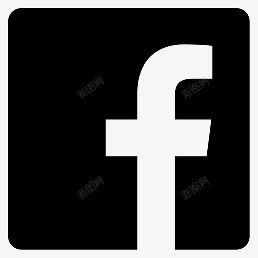 Facebook社交媒体87填充线性图标svg_新图网 https://ixintu.com Facebook 填充 媒体 社交 线性