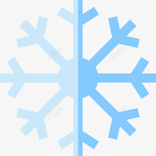 雪花冬季运动5扁平图标svg_新图网 https://ixintu.com 冬季运动5 扁平 雪花