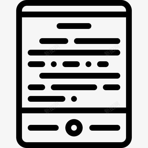 平板电脑返校51直线型图标svg_新图网 https://ixintu.com 平板电脑 直线 线型 返校