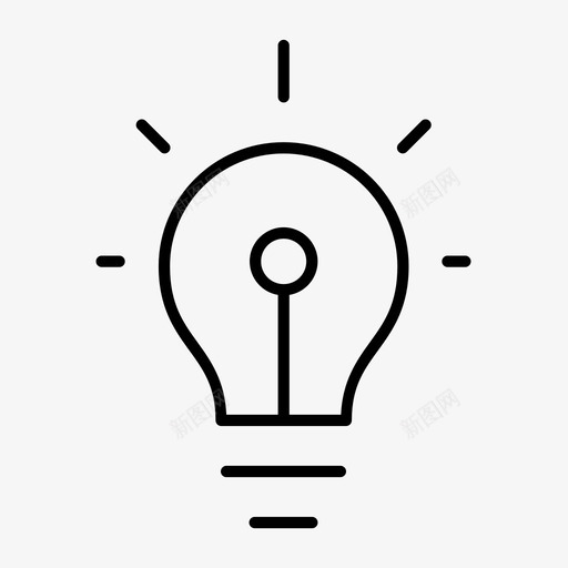 灯泡随机12细图标svg_新图网 https://ixintu.com 灯泡 随机