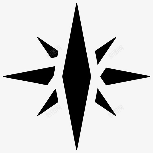 指南针玫瑰指南针应用程序指南针工具图标svg_新图网 https://ixintu.com 个人素质 员工管理字形图标 奇布拉方向 指南针工具 指南针应用程序 指南针玫瑰