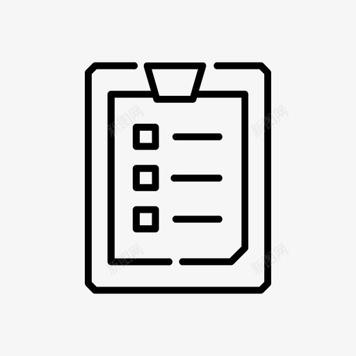 列表检查接口图标svg_新图网 https://ixintu.com 任务 列表 接口 支持 服务 检查